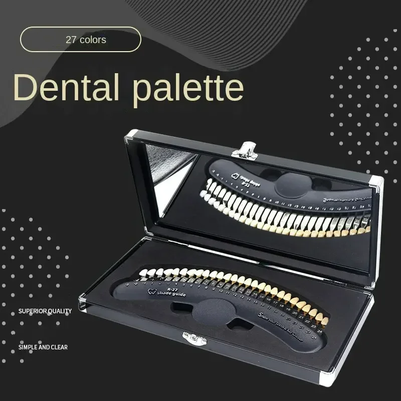 Imagem -03 - Placa Dental da Diferença da Cor Resina 3d Branco Porcelana Alvejante Dente