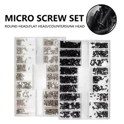 M1.2 M1.4 M2 Screw Set, Laptop Screw Kit for Repair Computer Electronic Cross Self Tapping Screw Set Kit Box