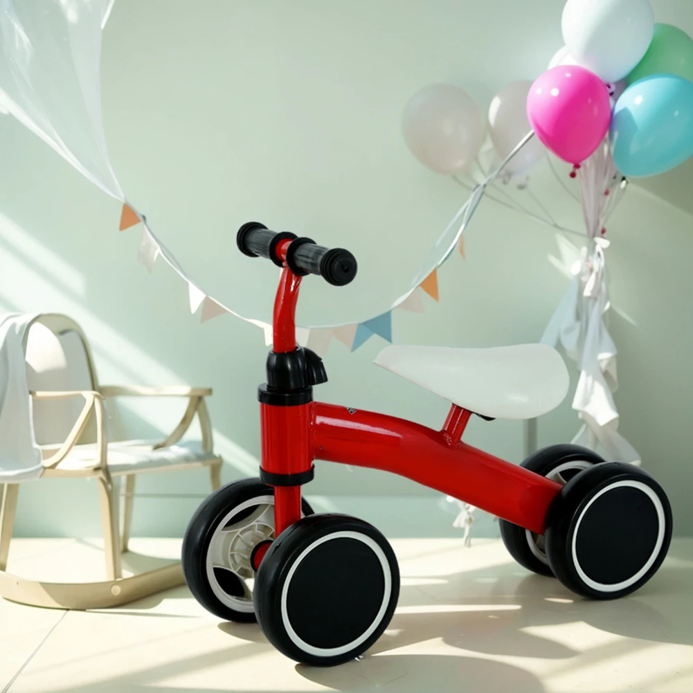 Vélo d'équilibre pour bébé, siège ergonomique pour tout-petits, marcheur d'apprentissage pour bébé, sans pédales, pour premier cadeau d'anniversaire