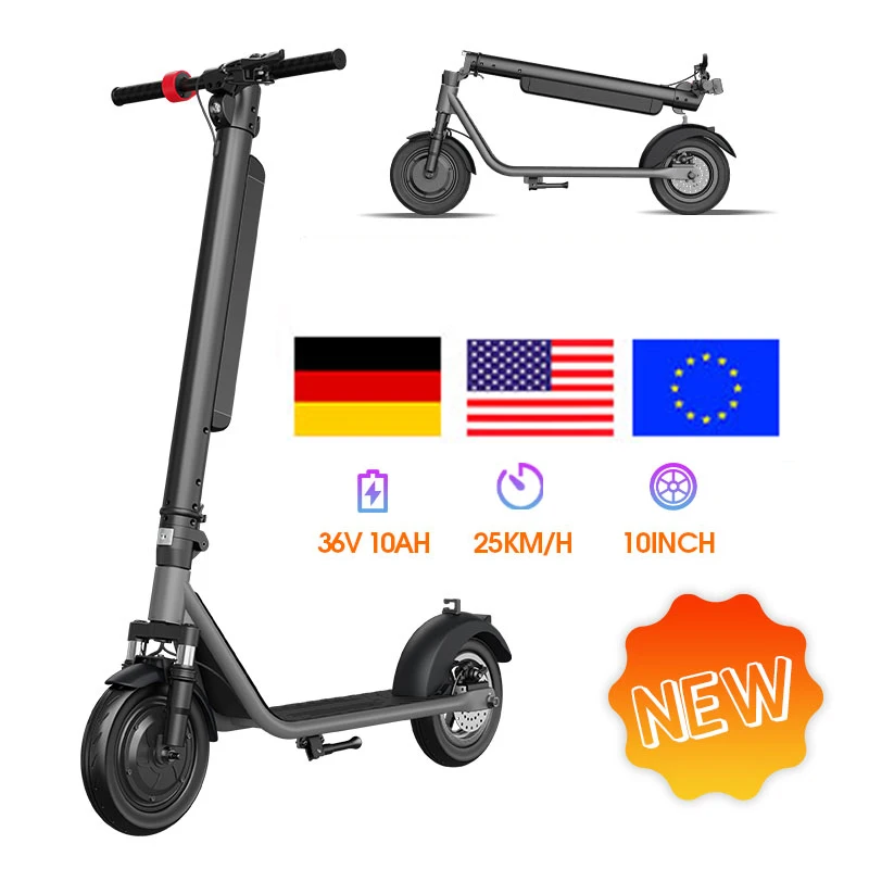 

Schweiz Ship Motor 25km/h Electric Scooter with Double Suspension 36V Fast Folding E Scooters Adult Electric Scooter for MEN