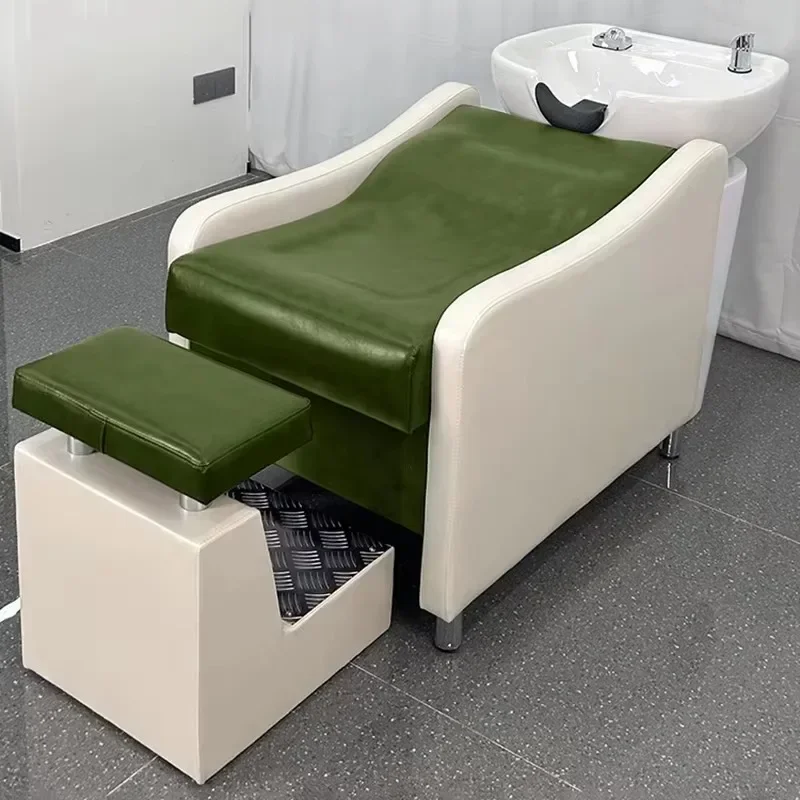 Professional Personalized Head Spa Thai Barbershop Unique Aesthetic Shampoo Bed Equipment Simple Commercial Furniture Cadeira