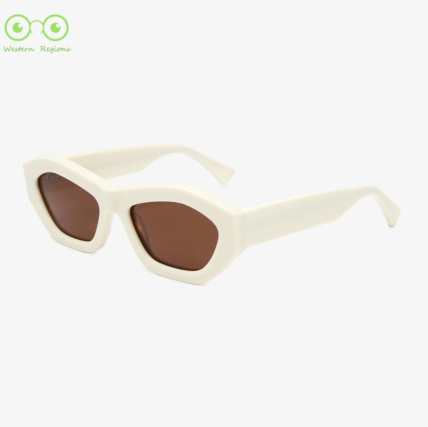 

Thick modern multilateral men's sunglasses women's black thick legs outdoor square acetate sunglasses women's UV400 polarized
