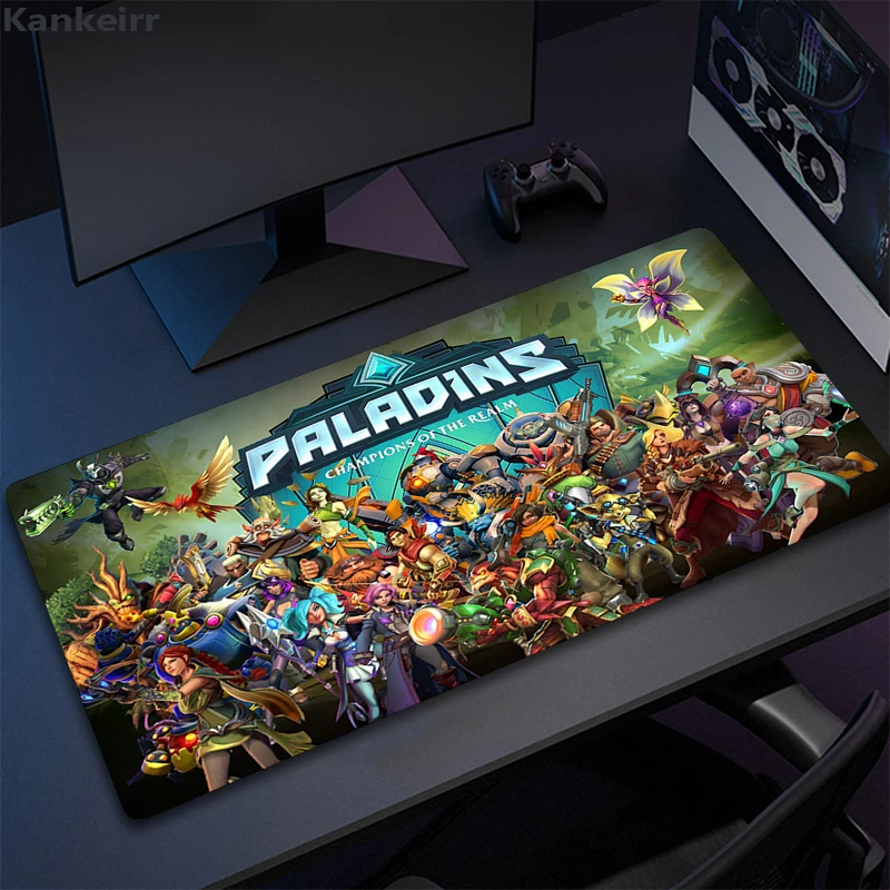 P-paladins-e-sportsゲーム用マウスパッド、90x40ゲームアクセサリー、コンピューターキーボード、ゲーマー向けデザインのマウスパッド、xxl、pc