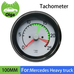 24V 100MM Heavy truck gauge Digitalc for Mercedes Truck Auto Parts Instrument Cluster Gauge 0015429716 High quality   0-25