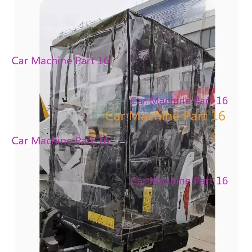 Mini Excavator Car Cover Warm Awning Thickened Pvc Windproof FitFor Bobcat 17 20