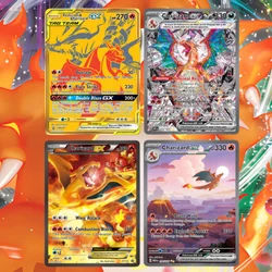 Pokemon Cards PTCG Charizard Full Figure Anime Game Characters Self Made English Version DIY4 Collection Flash Cards Toys Gift