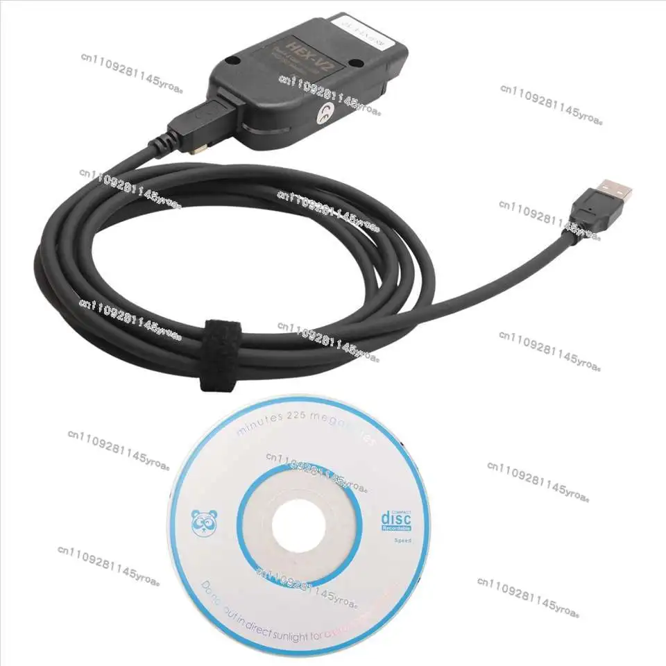 Newest VCDS 25.3 VAG Scanner Tool Cable OBD2 Diagnostic HEX V2 Wesheu VCDS VAG COM