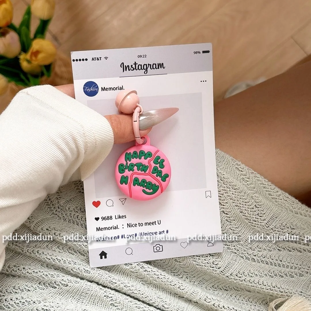 

2 шт. защитных чехлов Hagrid Cake для AirTag, защита от потери для Apple AirTags, защитный корпус