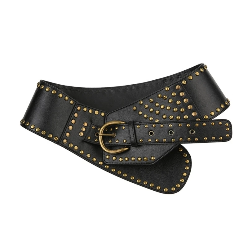 

Eye-Catching Irregular Buckle Waist Belt Adjustable Waistband for Men Teens Dropship