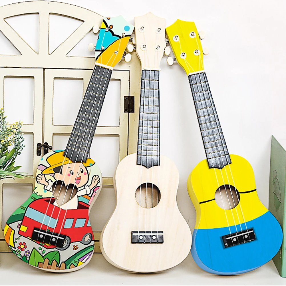 

Ukulele Material Pack Kids Musical Instruments Suits for Boys Children's Handmade Kit Guitar Toys Childs
