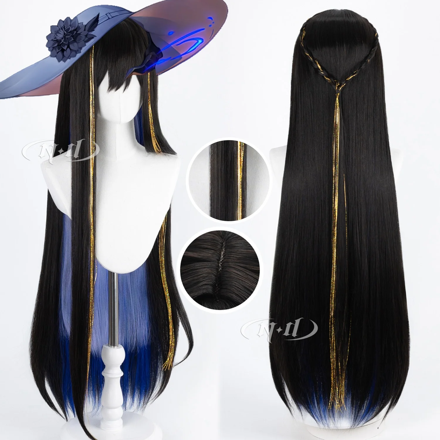 

ND Brand Constance The Dahlia Version B Honkai: Star Rail Косплей Парики Волосы Шиньон для Comic-con Косплейер Костюм на Хэллоуин
