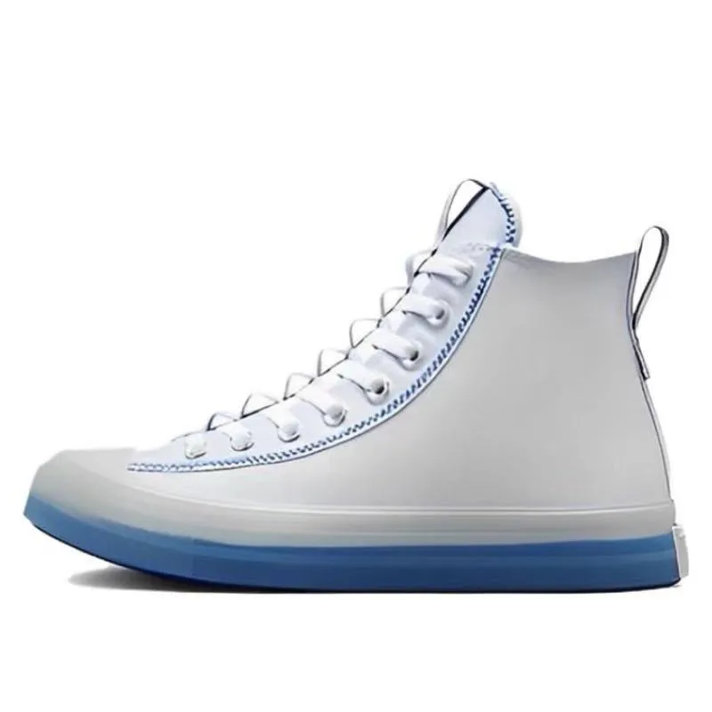 Converse Chuck Taylor All Star CX Explore Non slip and Durable High cut Canvas Shoes for Men and Women in Blue and White