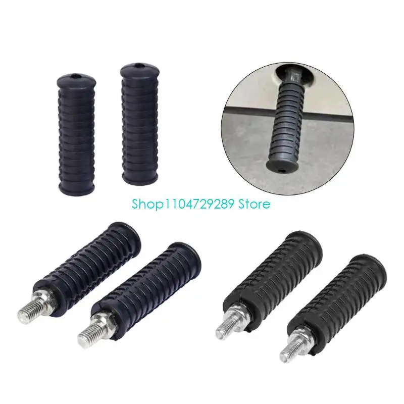 D8KE Motorcycle Front Rear Footrest Foot Peg Aluminum Alloy Motorcycle E-bike Pedals