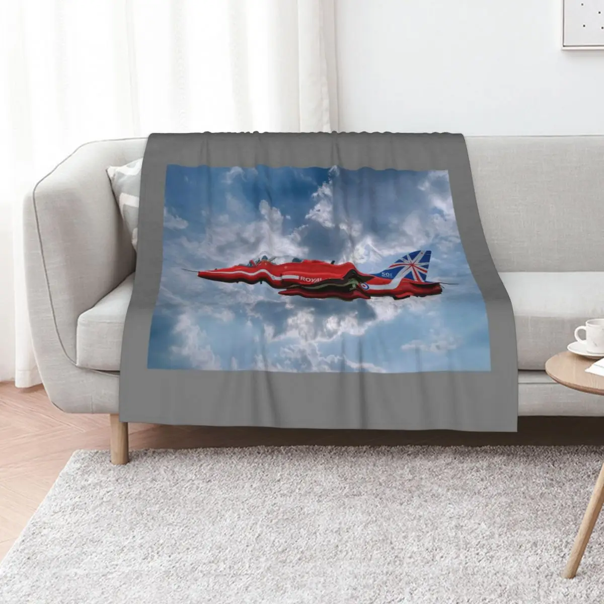Hawk T1A Red Arrows - 50 Display Season Colours Throw Blanket christmas gifts for sofa Hairy Vintage Bed covers Blankets