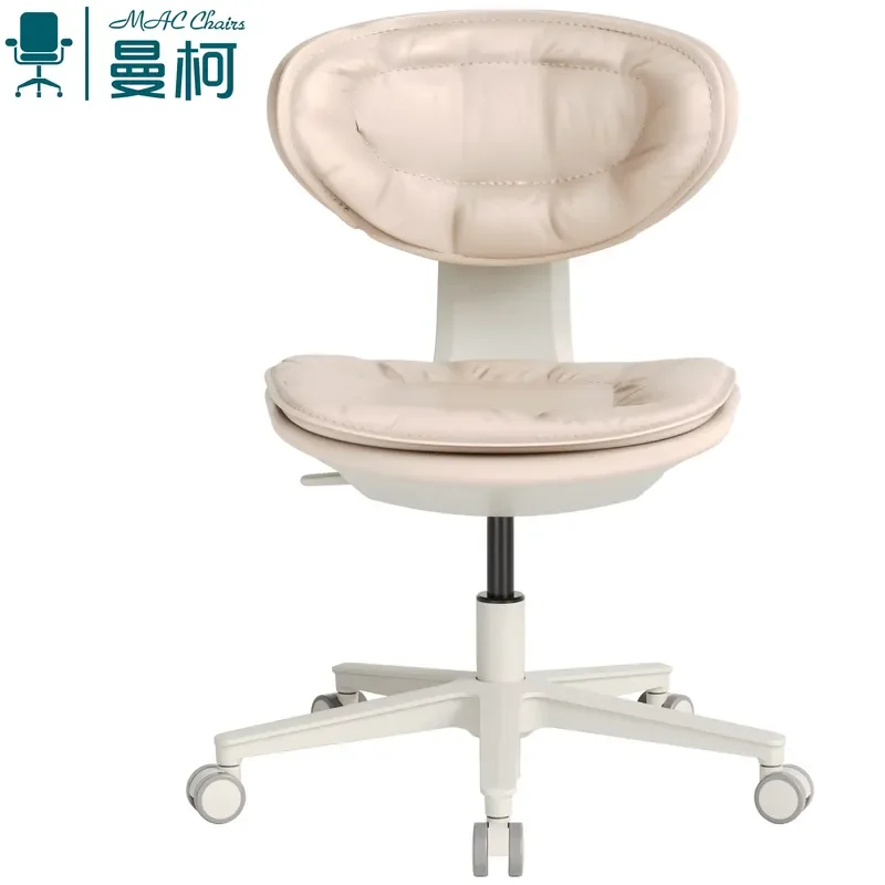 Modern Luxury Pedicure Stool Pink Beige Black Cream Nail Salon Furniture Beauty Reclining Chair for Staff Professional