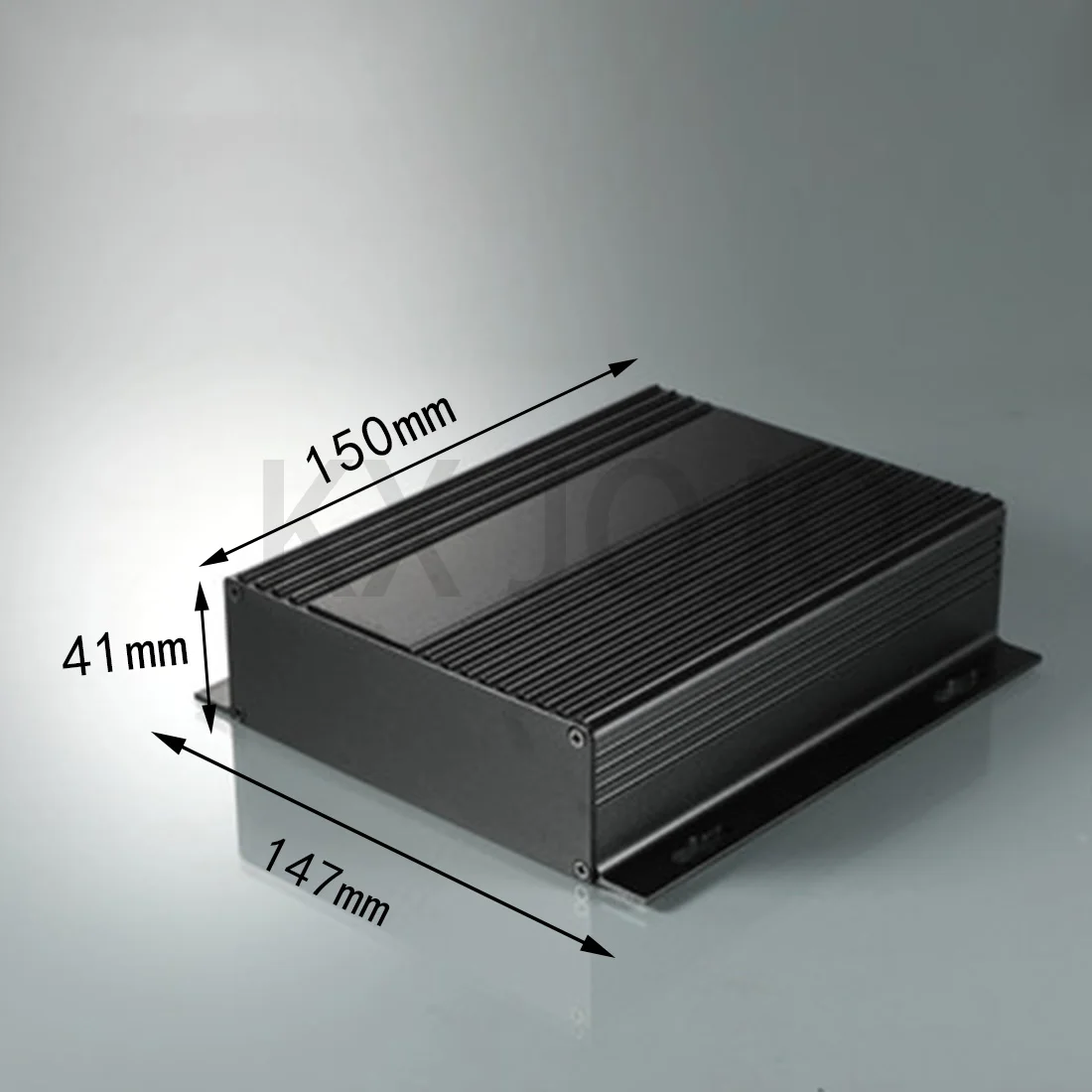 Aluminium Behuizing 147*41*100/150/155mm Split Box Waterdichte Type Case Elektronische Doos DIY Power Behuizing Instrument Zilver/Zwart