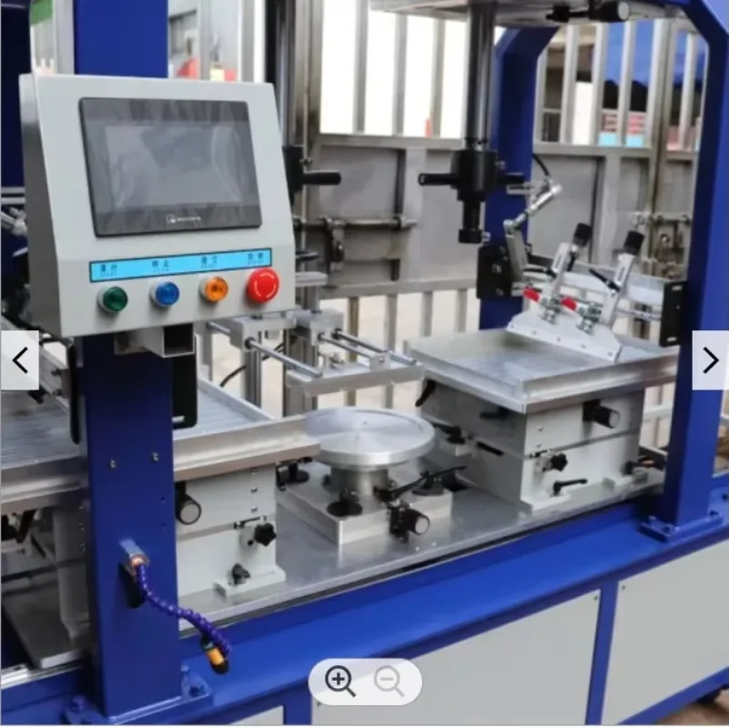 Automatic Ceramic Plate /dish/bowls 2 Color  Large TampoPrint Pad Printing Machine With 400*600mm Steel Plates