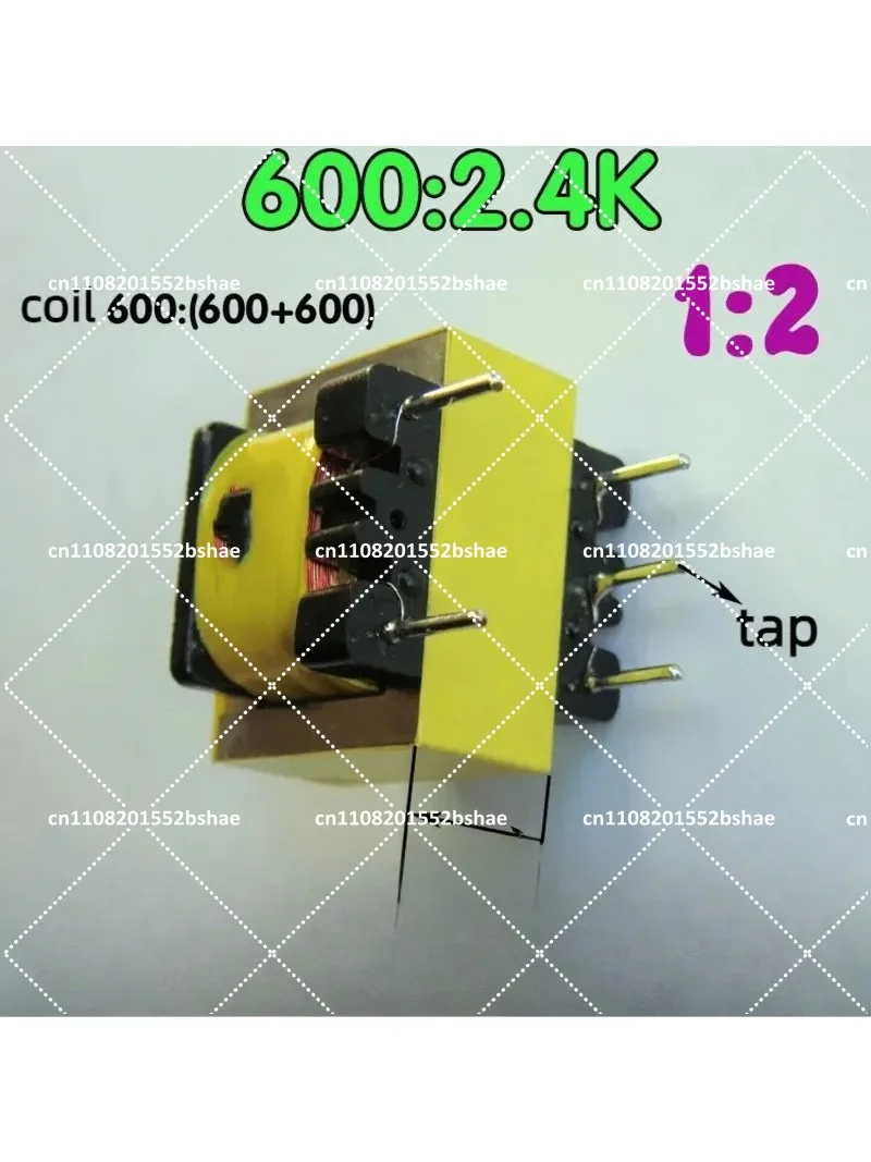 Audio Transformer 600:2.4K Step-up with Isolation Strip Tap for Alloy Audio