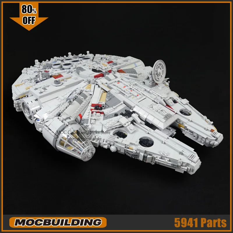 UCS Space Battle Spaceship MOC Building Blocks Starfighter Technology Bricks Legendary Spacecraft Toys DIY Assembly Xmas Gifts