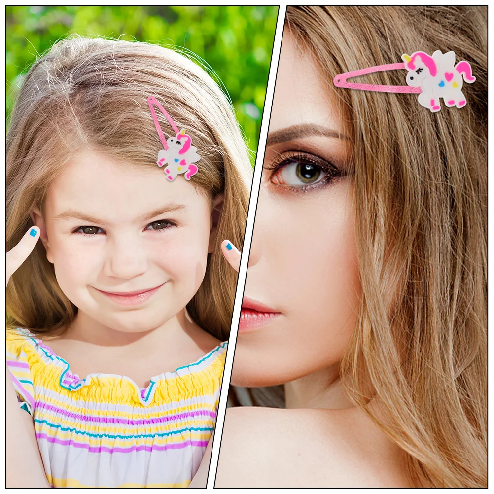 20 Pcs Girl Hair Accessories Girls Hairpin for Lightweight Unicorn Barrette Decorations Toddler Clips Fashion
