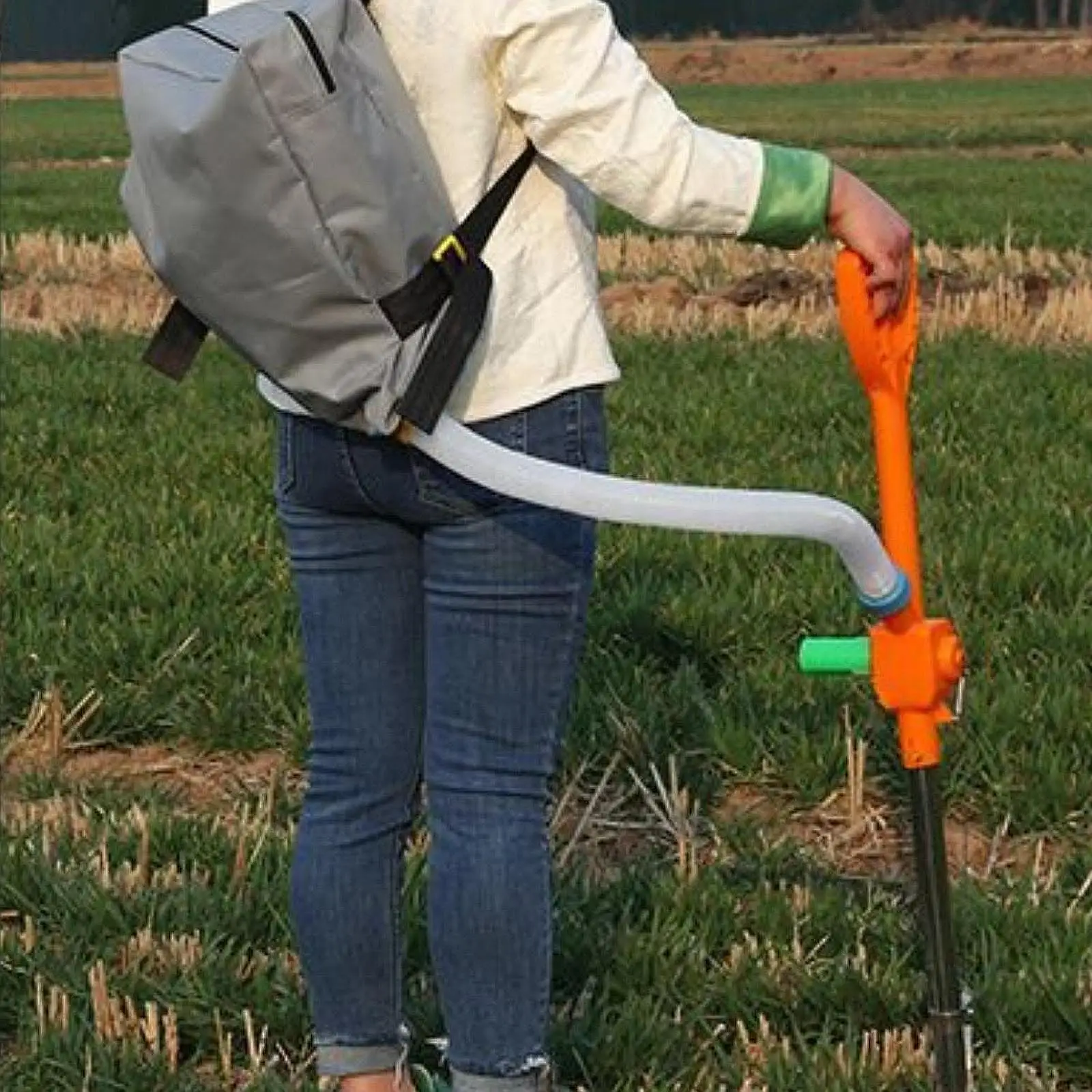 

Ручной разбрасыватель удобрений, инструмент для внесения удобрений, экономия труда, садовый инструмент для внесения удобрений для сада, кукурузы, овощей, урожая