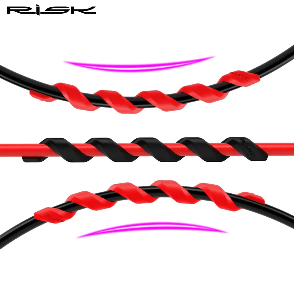 Fixed Cable Protective Sleeve Brake Shift Line MTB Road Bike Bicycle Frame Cover Universal Frame Paintrubber Protector