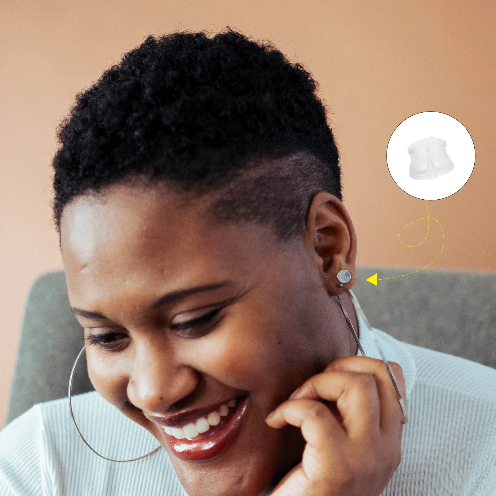 100 قطعة المقابس سيليكون بسط السدادات Diy بها بنفسك مجوهرات اكسسوارات ل الأذن ترصيع القرط سلامة ظهورهم الأذن الخلفي السدادات القرط