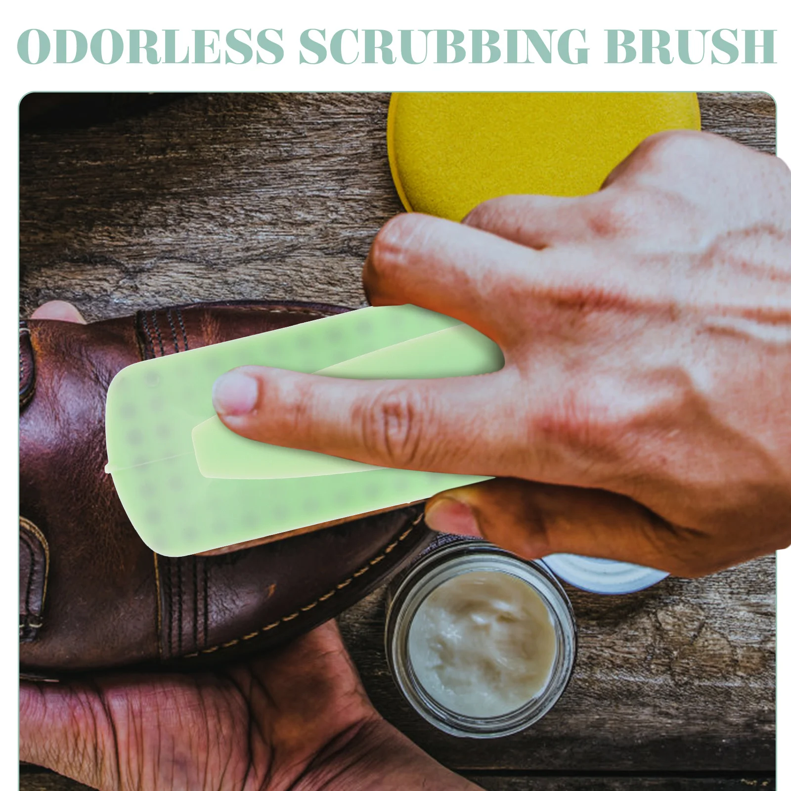 

1Pcs Shoes Cleaning Brush Portable Durable Shoe Care Tool Effective Scrubbing Multifunctional Household Use Random Color
