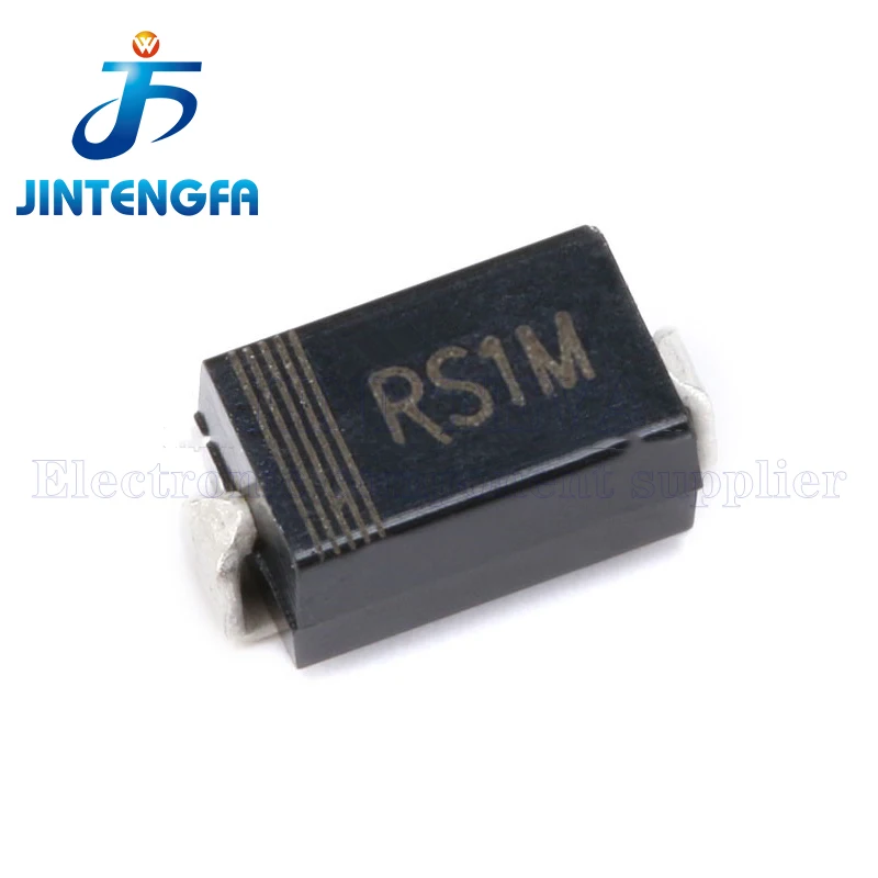2000 Stück RS1M RS2M FR107 US1M US2M UF4007 SMA DO-214AC SMD-Dioden, schnelle Gleichrichter, 1A, 2A, 1000V – Detail 4