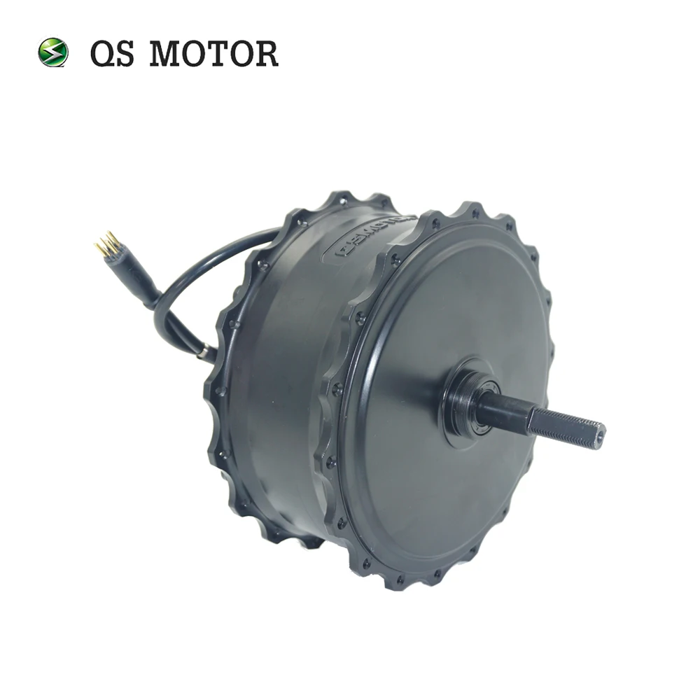 QS MOTOR QS159.8 60H 1000W 48V to 72V Toothed Brushless Hub Motor with Disc Brake