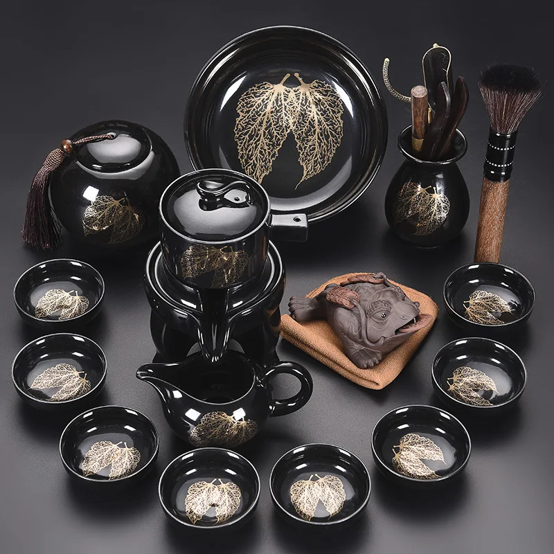 

Kitchen Accessories Tea Tray Marble Ceremony Table Ceramic Irregular Black Tea Tray Tableware Hospitality Bandejas Home Products