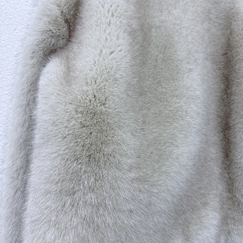 Casual Winter Faux Fur Coat Woman New Fashion Autumn Fur Plush Fluffy Jacket Warm Thick Long Sleeve Streetwear Outerwears