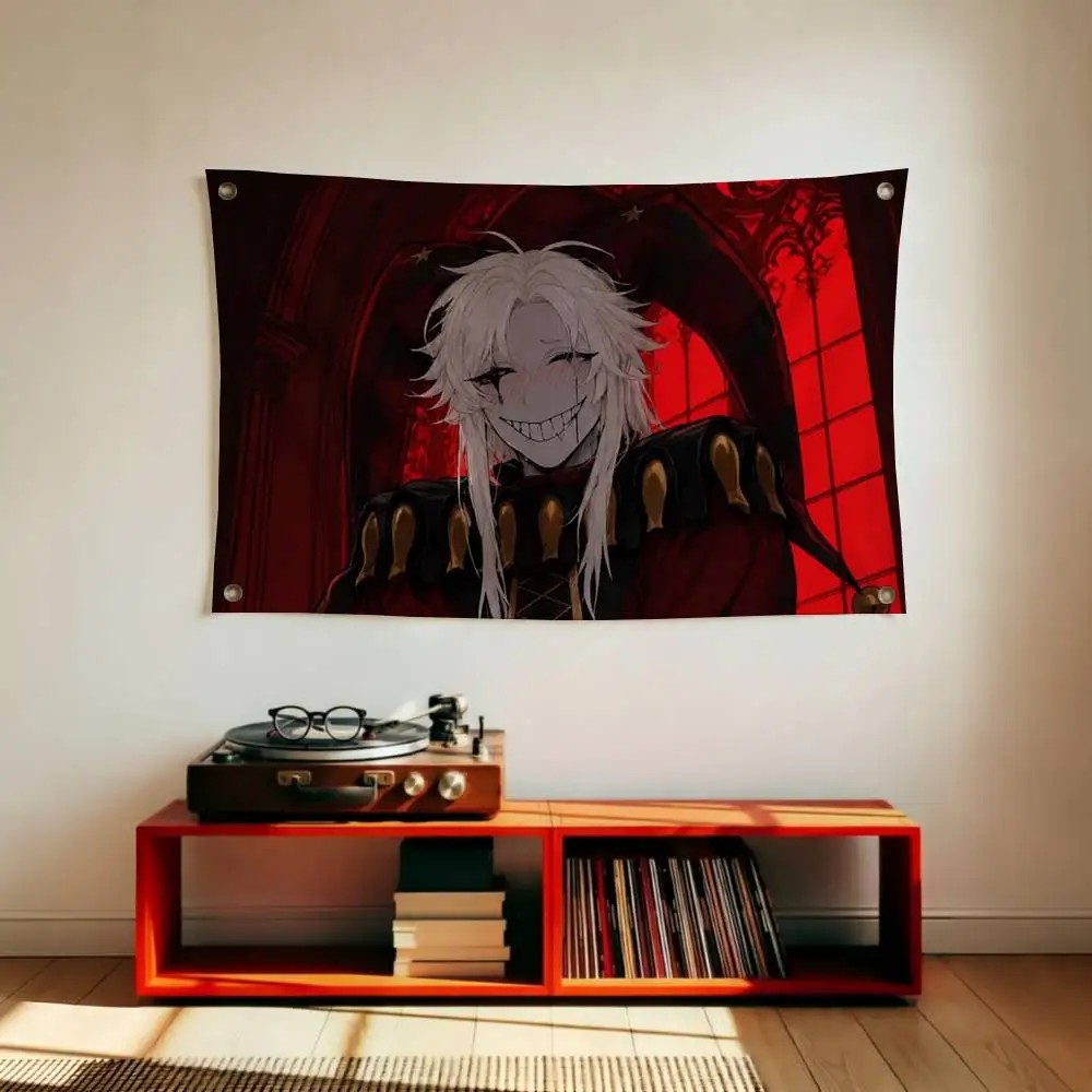 The F-Freak C-Circus P-Pierrot Flags for Bedrooms Home Decor Items Outdoor Decors Garage Decoration Flaga