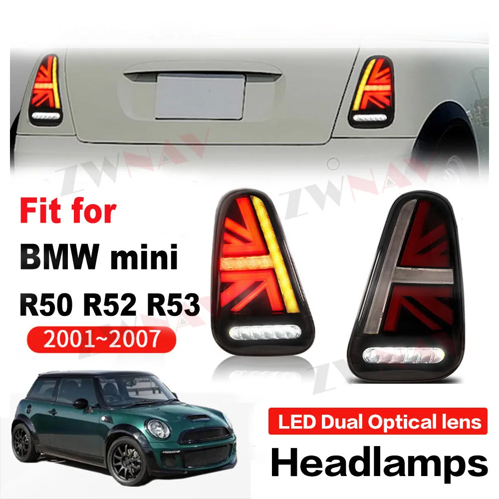 

For BMW MINI R50 R52 R53 2001 2002 - 2007 Car Rear Light LED Taillight Lights Turn Signal Assembly Modification Lamp Accessory