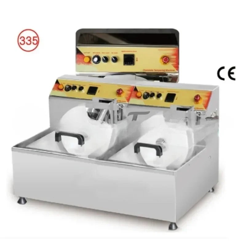 Automatic Chocolate Melting Tempering Machine with Vibration Table 25L Electric Chocolate Tempering Machine
