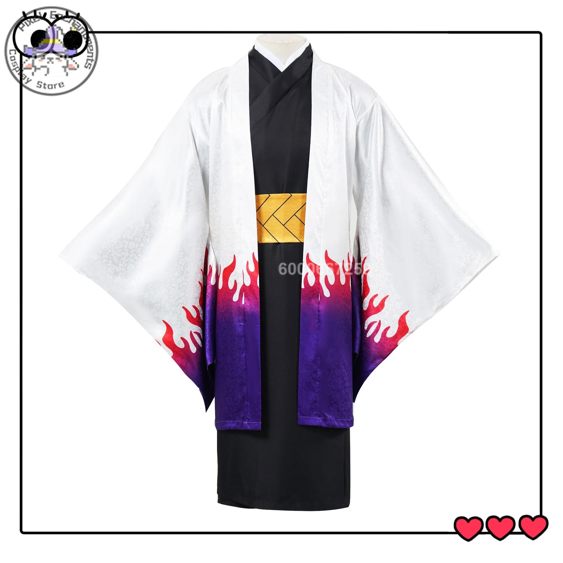 

Demon Slayer : Kimetsu No Yaiba Leader of The Demon Slayer Corps Cosplay Costume Full Set of Men's Clothing Drop Shipping