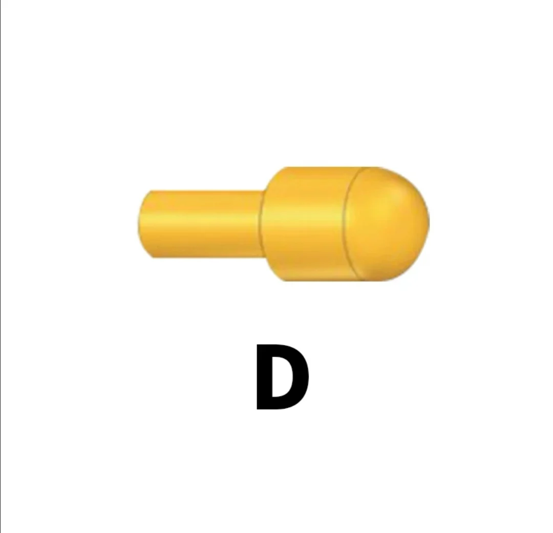 100pcs 0.48 Probe CPM-30LLB P048 PA048-Q1 J B F A W7 IC programming Test Needle