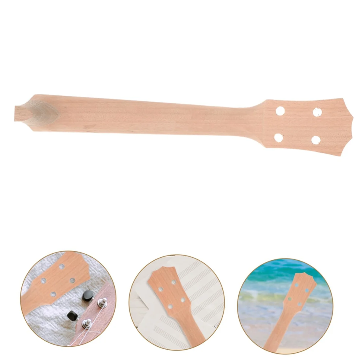 

Replacement Neck for Ukulele Concert Ukulele Luthier Parts