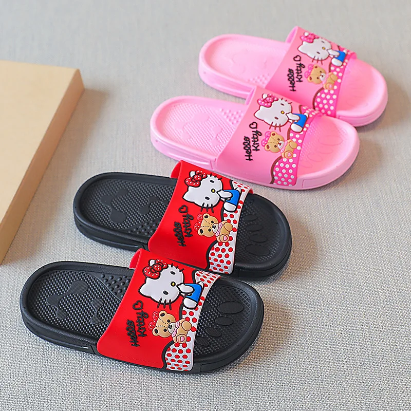 

2026 Sanrio Kuromi My Melody Hello Kitty Family Slippers, Cute Indoor Home Slides for All, Cozy Character House Shoes