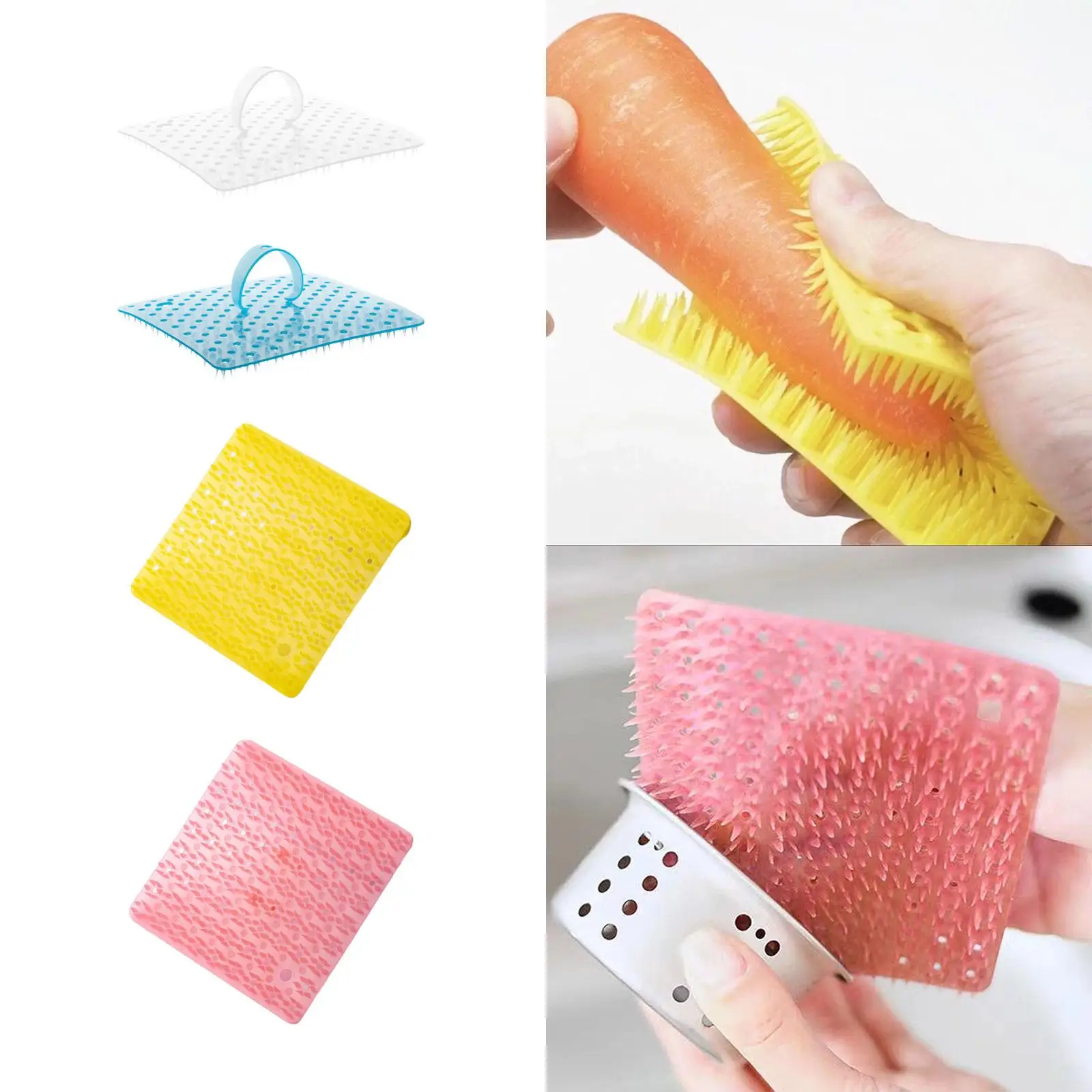 Veggie Brushes Dish Brush Fruit and Vegetable Wash Brush Tool Fruit Scrubber