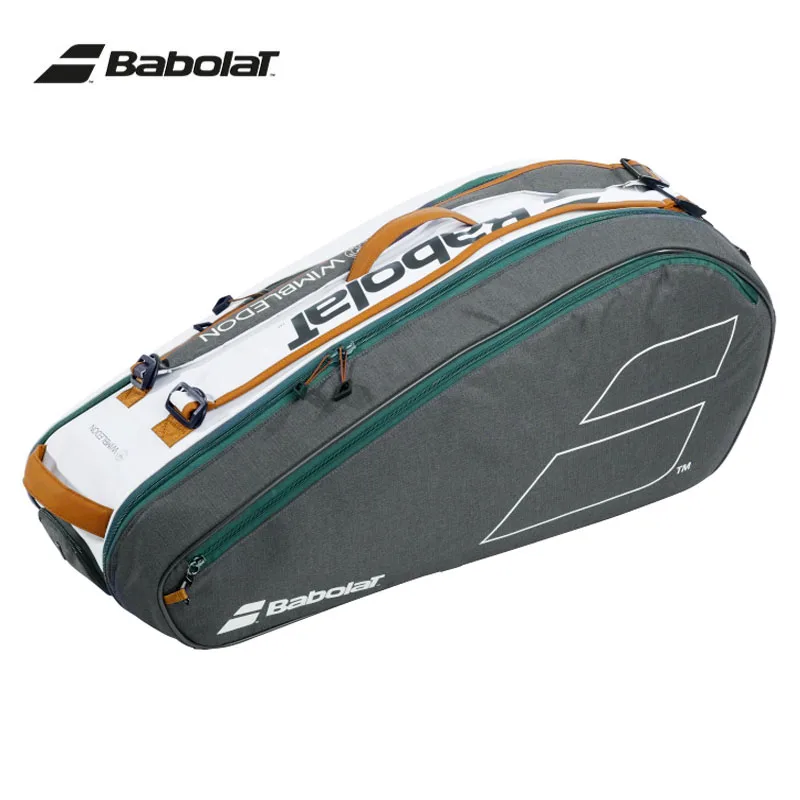 Tas Tenis BABOLAT WIM Murni 2022 6R 12R Tas Penyimpanan Sepatu Tenis Ransel Raket Tenis Pantai Squash Bulu Tangkis Pria Wanita