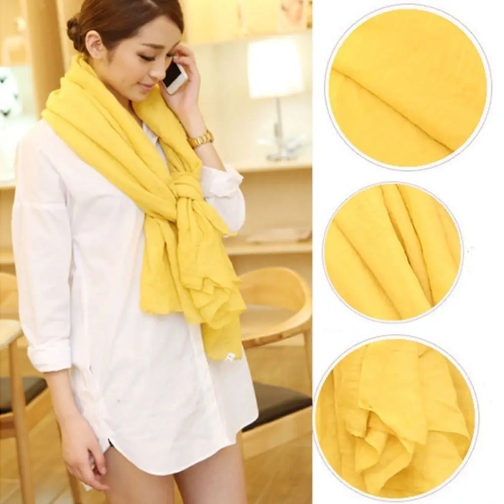 

Summer Sun Protection Scarf Soft Long Shawls Wrap Hijab for Women Men