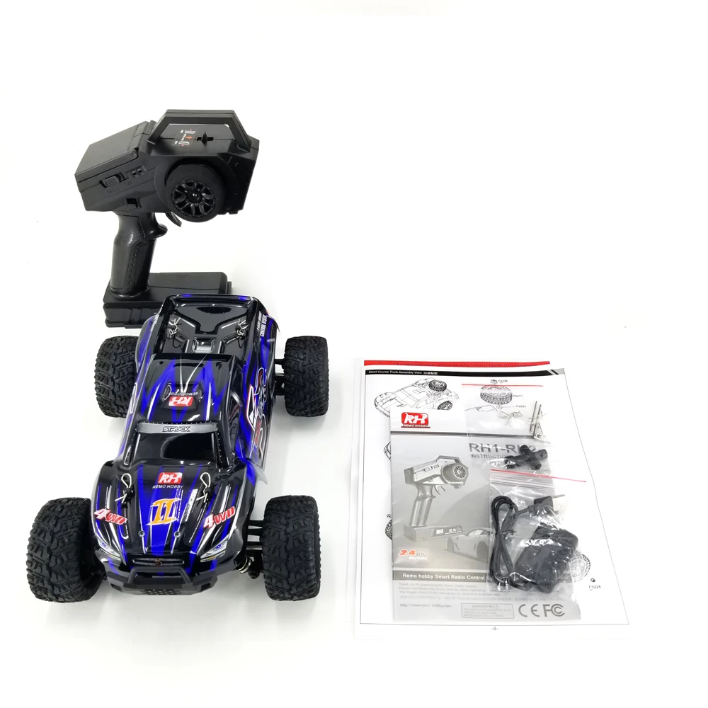 Remo Hobby RH1635 SMAX Off-Road Brushless 1/16 Monstor Truck 2.4GHz 4WD High Speed RC Car RTR