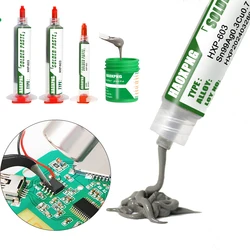 Bleifreie Spritze Lötpaste Niedriger Hochtemperaturflussmittel zum Löten Led Sn42bi58 Smd Reparatur Zinnpaste