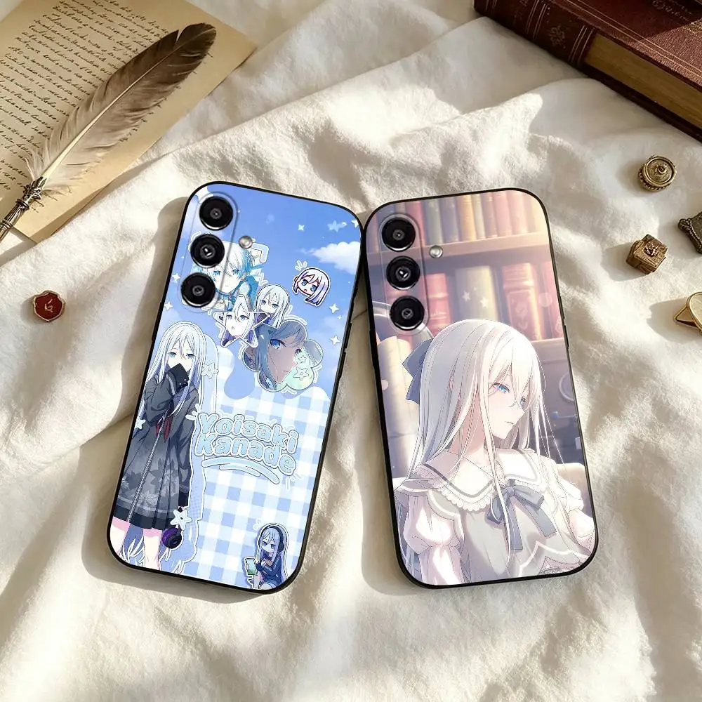 PROJECT S-SEKAI K-Kanade Yoisaki Phone Case For Samsung Galaxy A73,A72,A71,A70,A53,A52,A51,Others Soft Black Cover