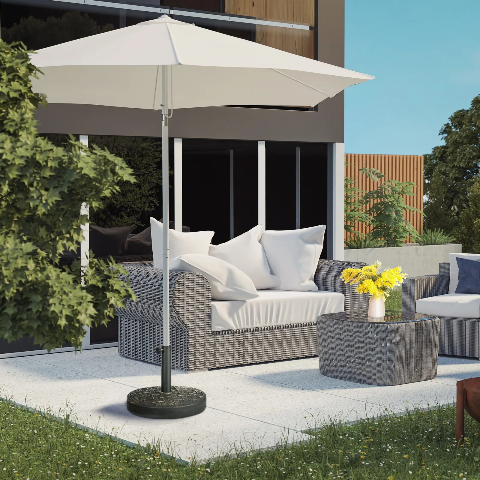 Heavy Duty Concrete Umbrella Stand