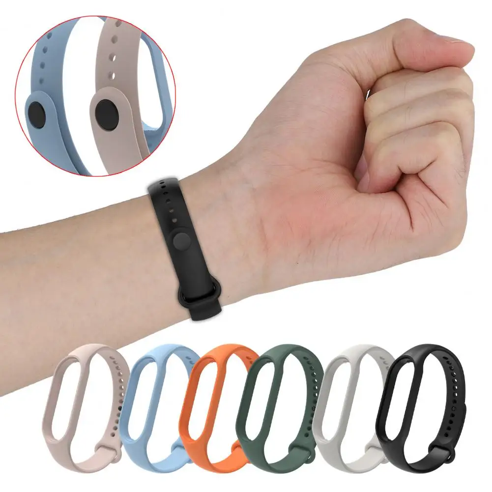 Wristwatch Band Universal Watch Strap Solid Color Replaceable  Great Integrated Smart Wristwatch Strap Replacement