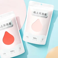 100g Professional Ultra-light Clay Soft Clay DIY Doll Mud Dry Polymer Doll Skin Plasticine Safety Colored Clay