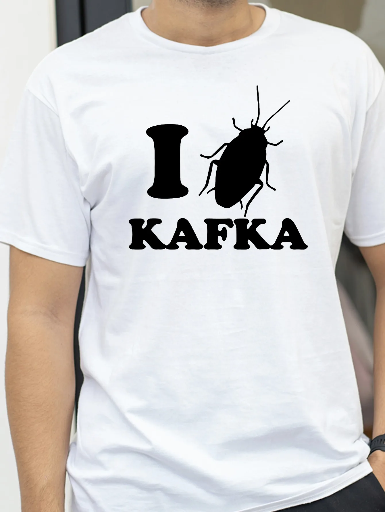 

I Love Franz Kafka Print T-shirt Classic men Female T Shirt New Short Sleeve Womens Tops Fashion Casual Clothes