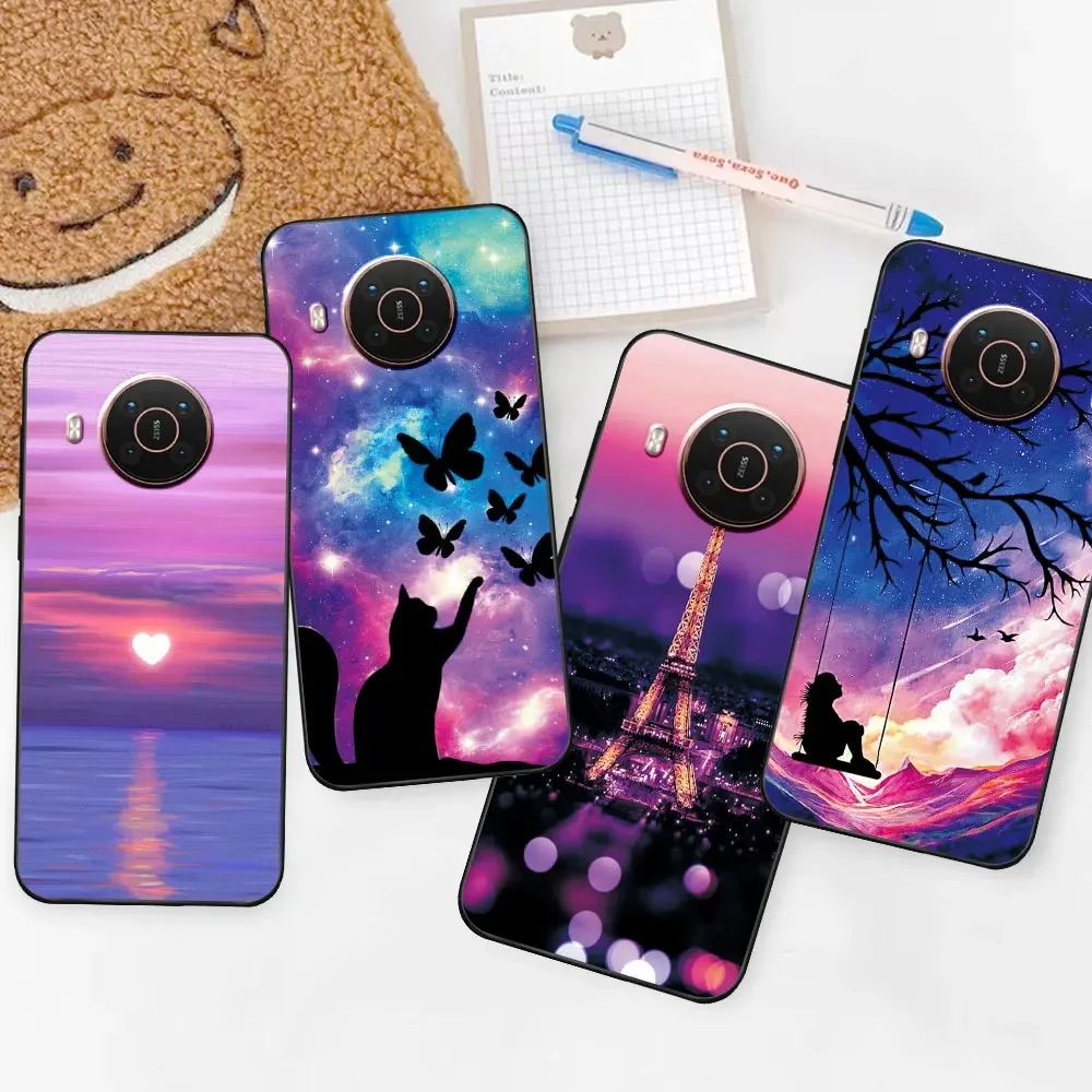 Case For Nokia X10 X20 X100 Coque Nokia X10 TA-1350 TPU Soft Silicone Phone Case For Nokia X20 TA-1341 Cover Funda Bumper Marble